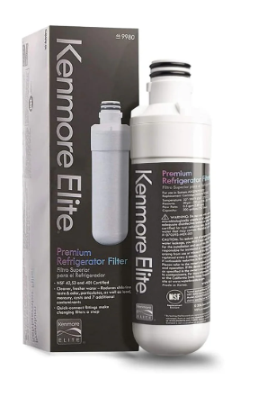 Kenmore 9980 469980 Water Treatment Filter White 1-Pack, Replace every 6 months, or more often If water flow slows noticeably